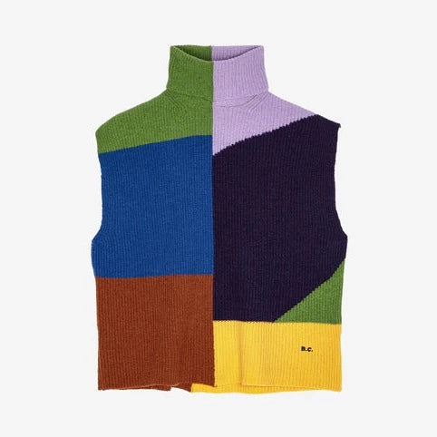 Bobo Choses Adult Color Block Intarsia Vest