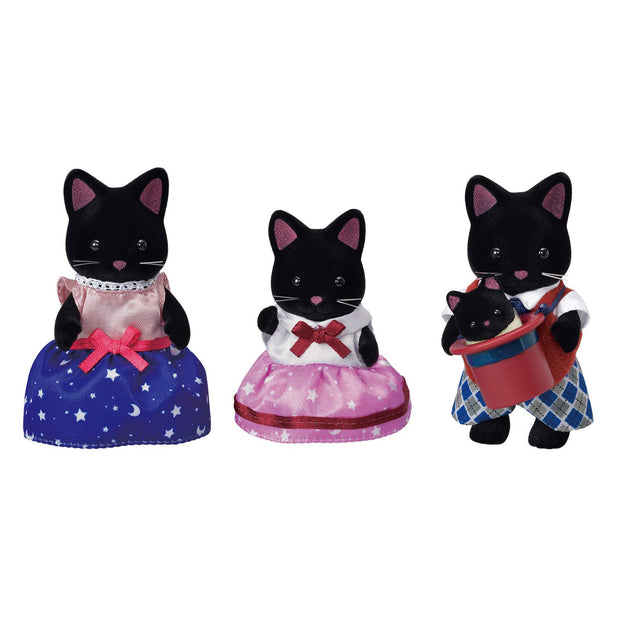 Calico Critters - Black Cat Family