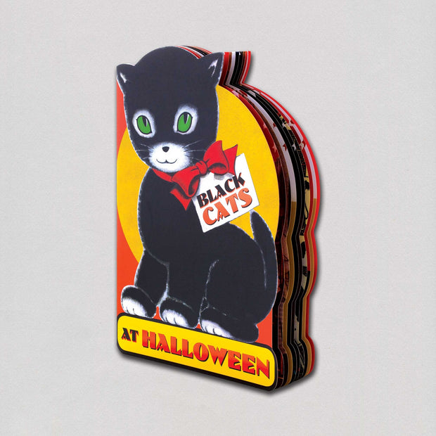 Black Cats At Halloween Vintage Inspired Book