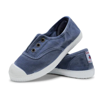 Slip On Shoes - Washed Navy
