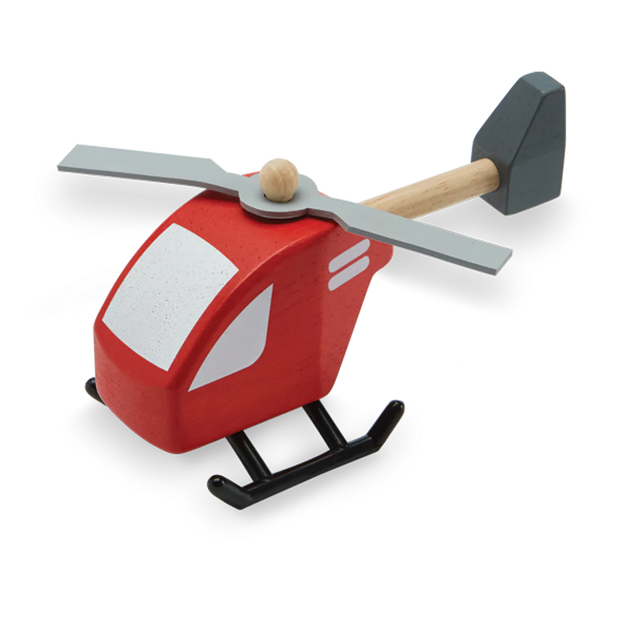 wooden helicopter by Plan Toys